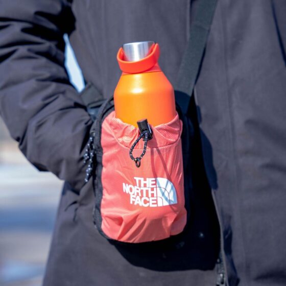 The North Face Bozer Crossbody orange lifestyle jpg