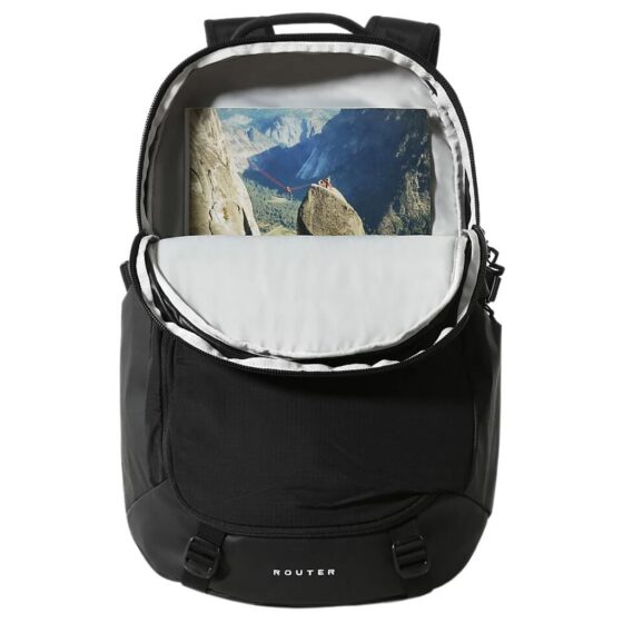 The North Face Router 40l Backpack Black Interior2