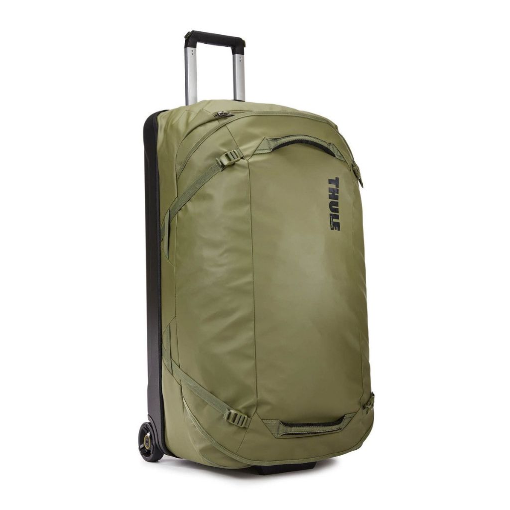 Thule Chasm Rolling Duffle 110l Olive Front3qrtr