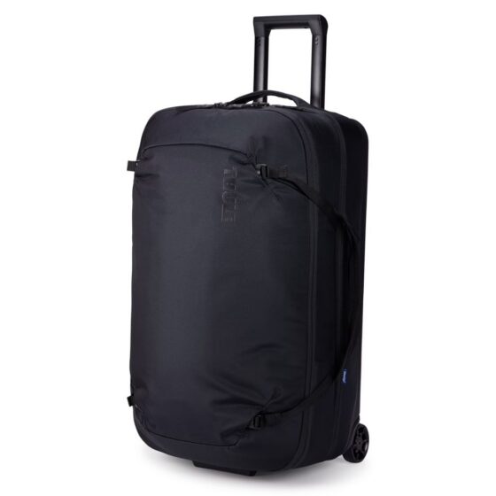 Thule Subterra 2 90L Rolling Duffle TRolley black front3qrtr jpg