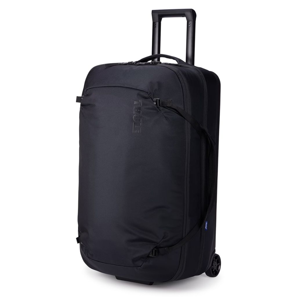 Thule Subterra 2 90L Rolling Duffle TRolley black front3qrtr jpg