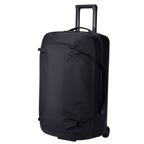 Thule Subterra 2 90L Rolling Duffle TRolley black front3qrtr primary
