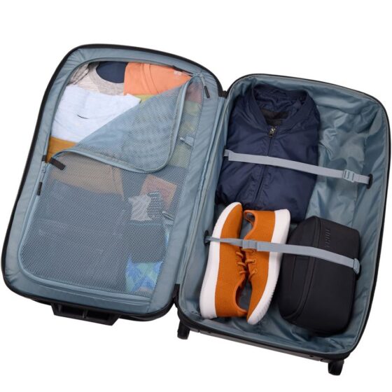 Thule Subterra 2 90L Rolling Duffle TRolley black interior jpg