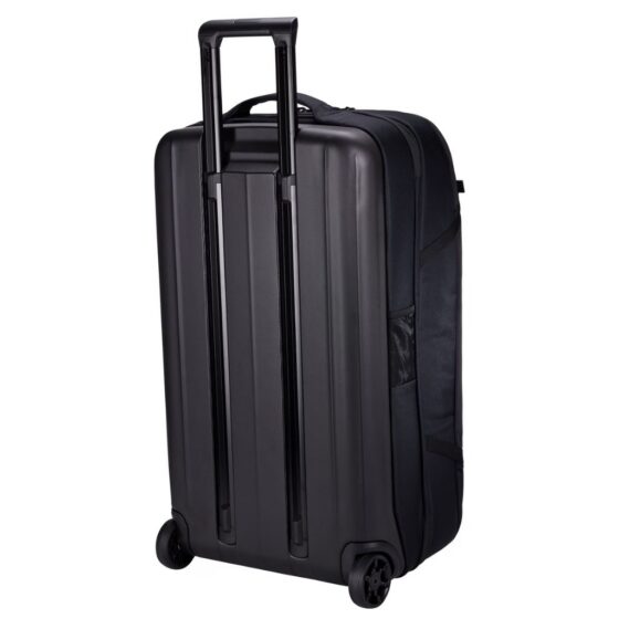 Thule Subterra 2 90L Rolling Duffle TRolley black rear3qrtr jpg