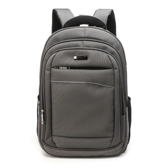 Tosca Biztech 3004 50 Grey Laptop Large Backpack front jpg
