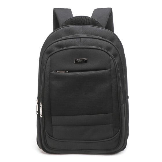 Tosca Biztech 3004 55DEluxe laptop backpack black front jpg