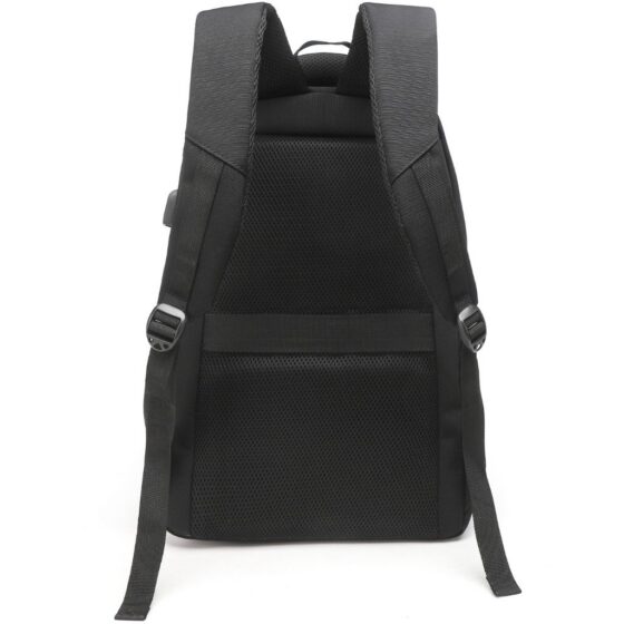Tosca Biztech 3004 55DEluxe laptop backpack black rear jpg