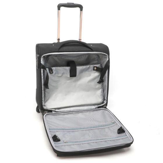 Tosca Biztech Pilot Case T3004 49 Black interior jpg