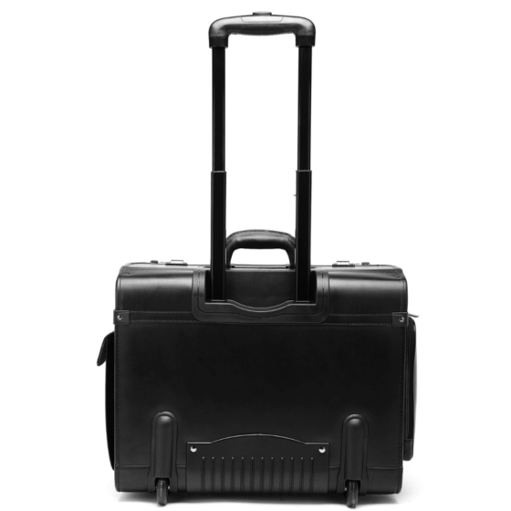 Tosca Leather 2 wheel pilot case black 622 75 rear png