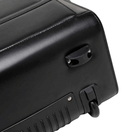 Tosca Leather 2 wheel pilot case black 622 75 roller png