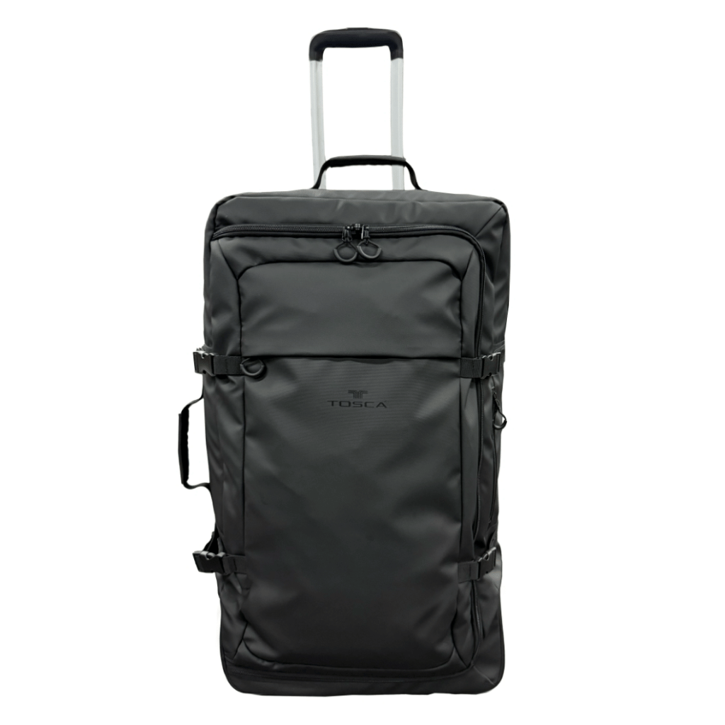 Tosca Trail Trolley Duffle Black Large front png