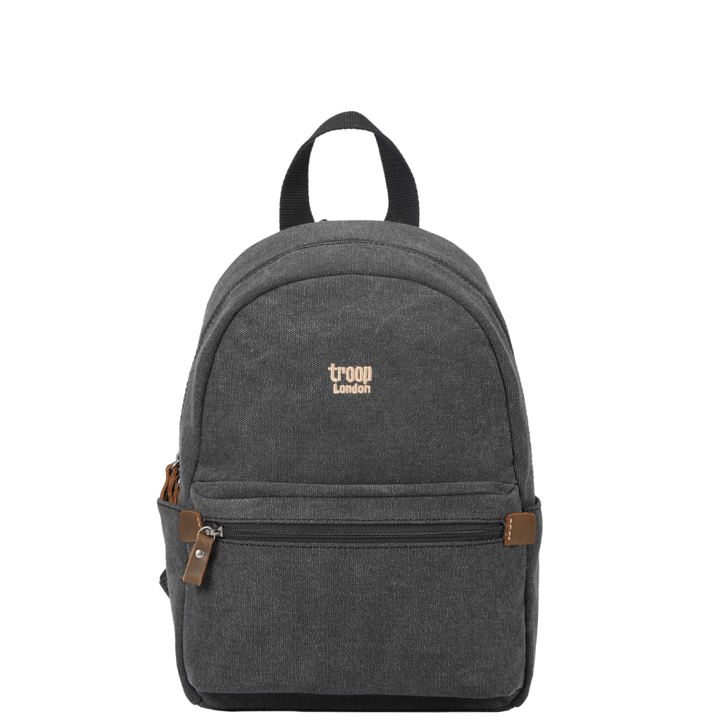 Troop of London Small backpack TRP0552 black front primary png