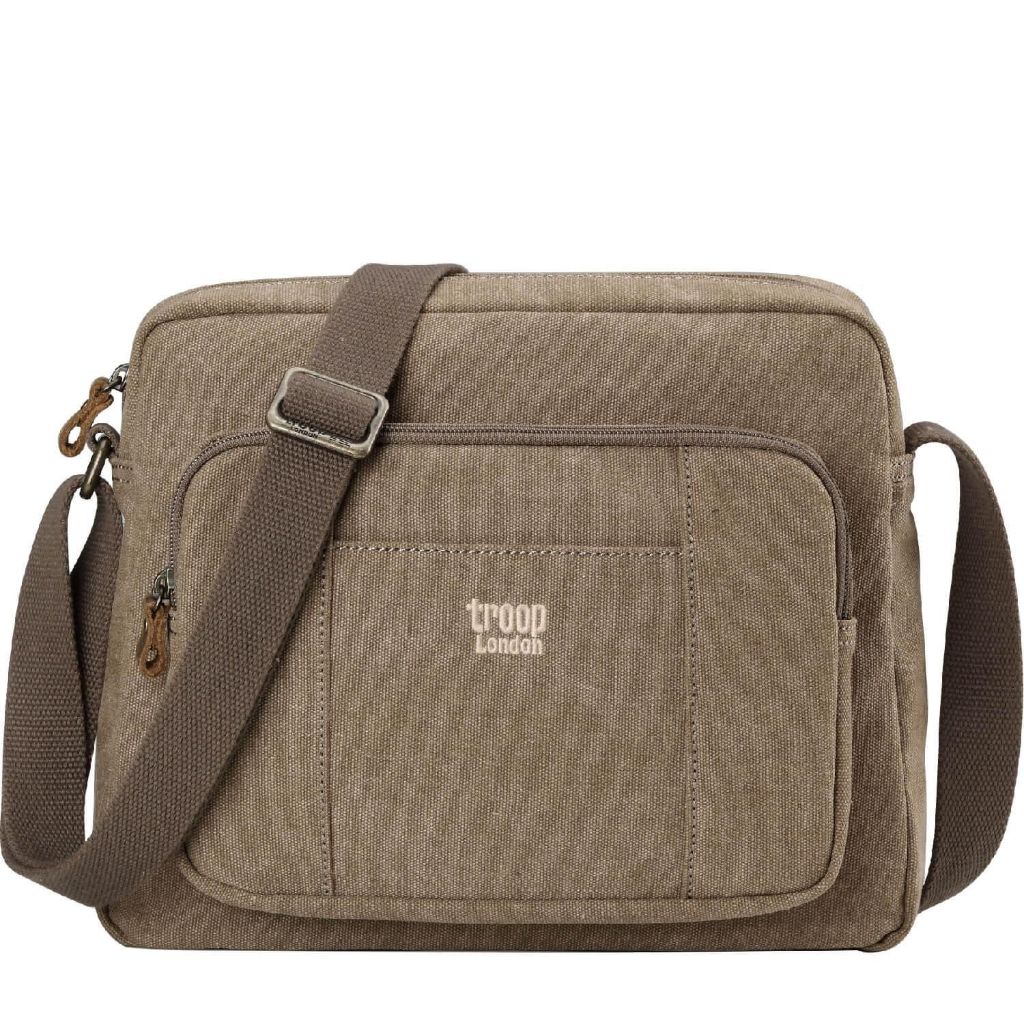 Troop London Classic Canvas Crossbody - Luggage Warehouse