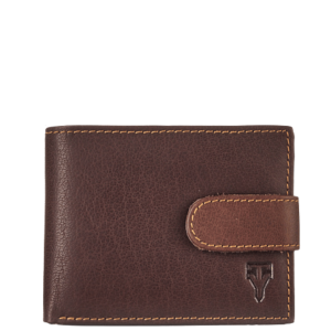 Tuscany_Enzo_leather_two203_billfold_with_tab_brown_front