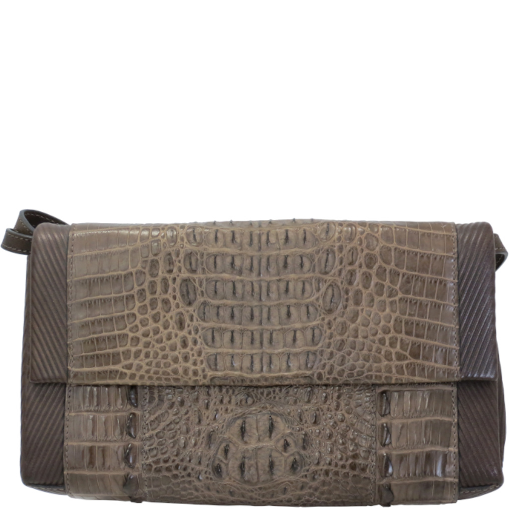 Via La Moda Veronica VLP4032HB Hornback handbag nicotine front jpg