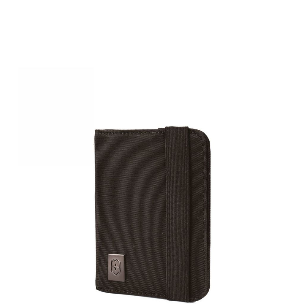 Victorinox Travel Passport Holder RFID Black 31172201 front3qrtr jpg