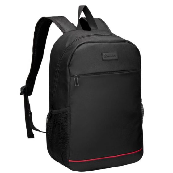Volkano 10003 Amplify Backpack Black front3qrtr jpg