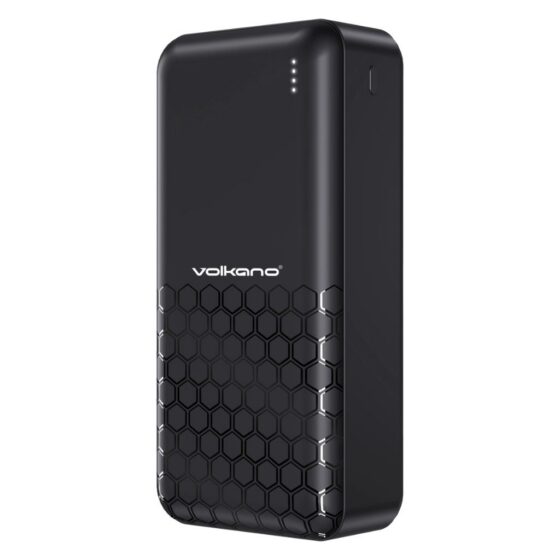 Volkano 9017 Remus 30000 powerbank black front3qrtr2 jpg
