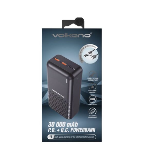 Volkano 9017 Remus 30000 powerbank black package jpg
