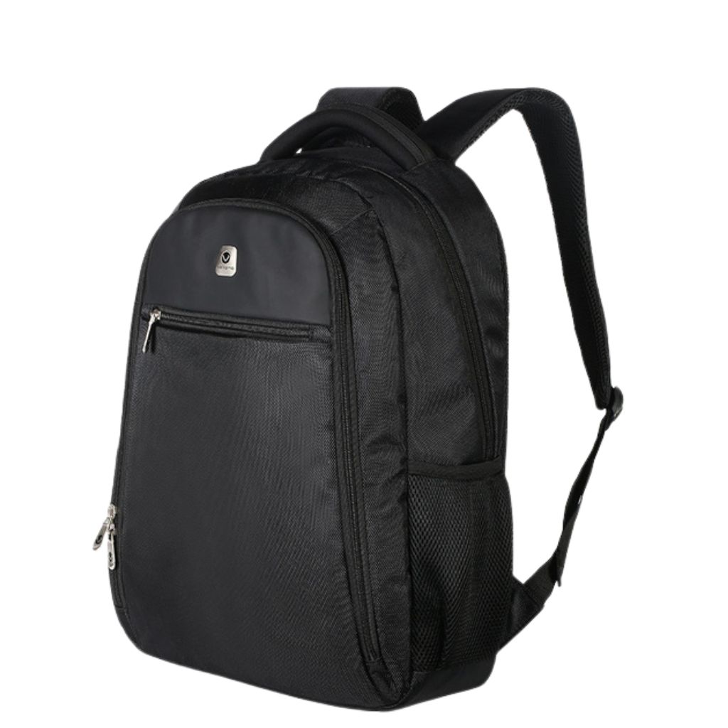 Volkano Element 15 inch laptop backpack black VLP1016 front3qrtr jpg