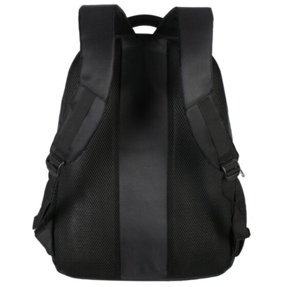 Volkano Element 15 inch laptop backpack black VLP1016 rear jpg