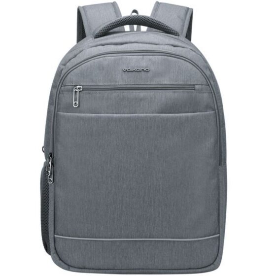 Volkano Kandui Laptop Backpack Grey 9175 front jpg