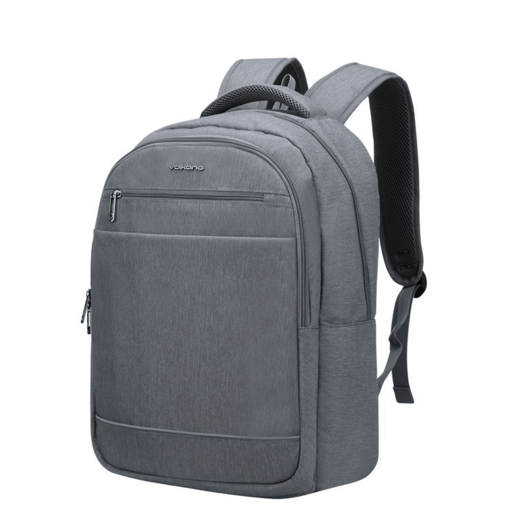 Volkano Kandui Laptop Backpack Grey 9175 front3qrtr primary png