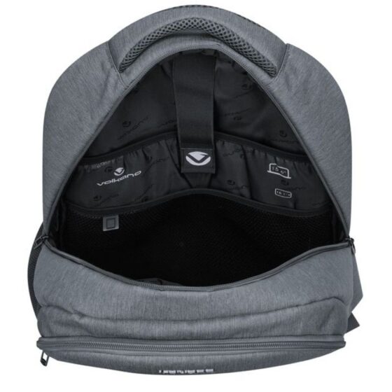 Volkano Kandui Laptop Backpack Grey 9175 interior jpg