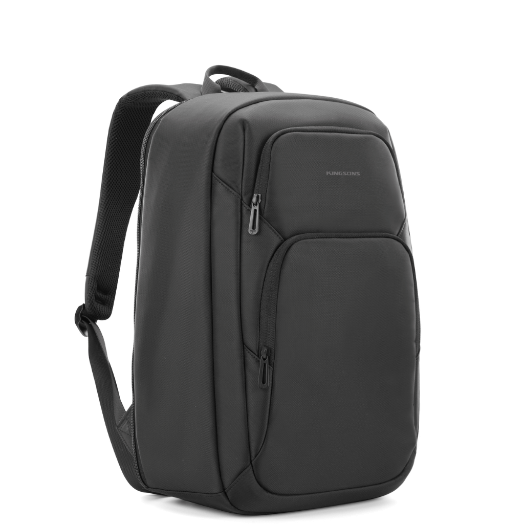 Volkano Kingson Fusion Laptop Backpack 9840 Black front3qrtr png