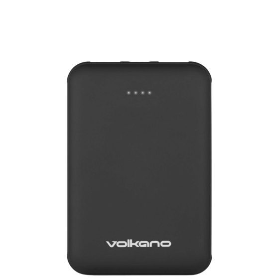Volkano Nano 9005 10000mAh powerbank black front primary
