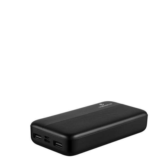 Volkano Omega 20000mah Powerbank Black 9016 Front3qrtr Primary