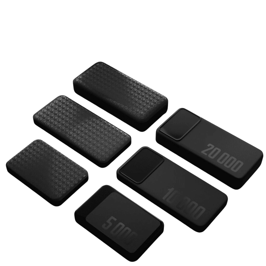 Volkano Punch powerbank Collection Black 9022 group primary