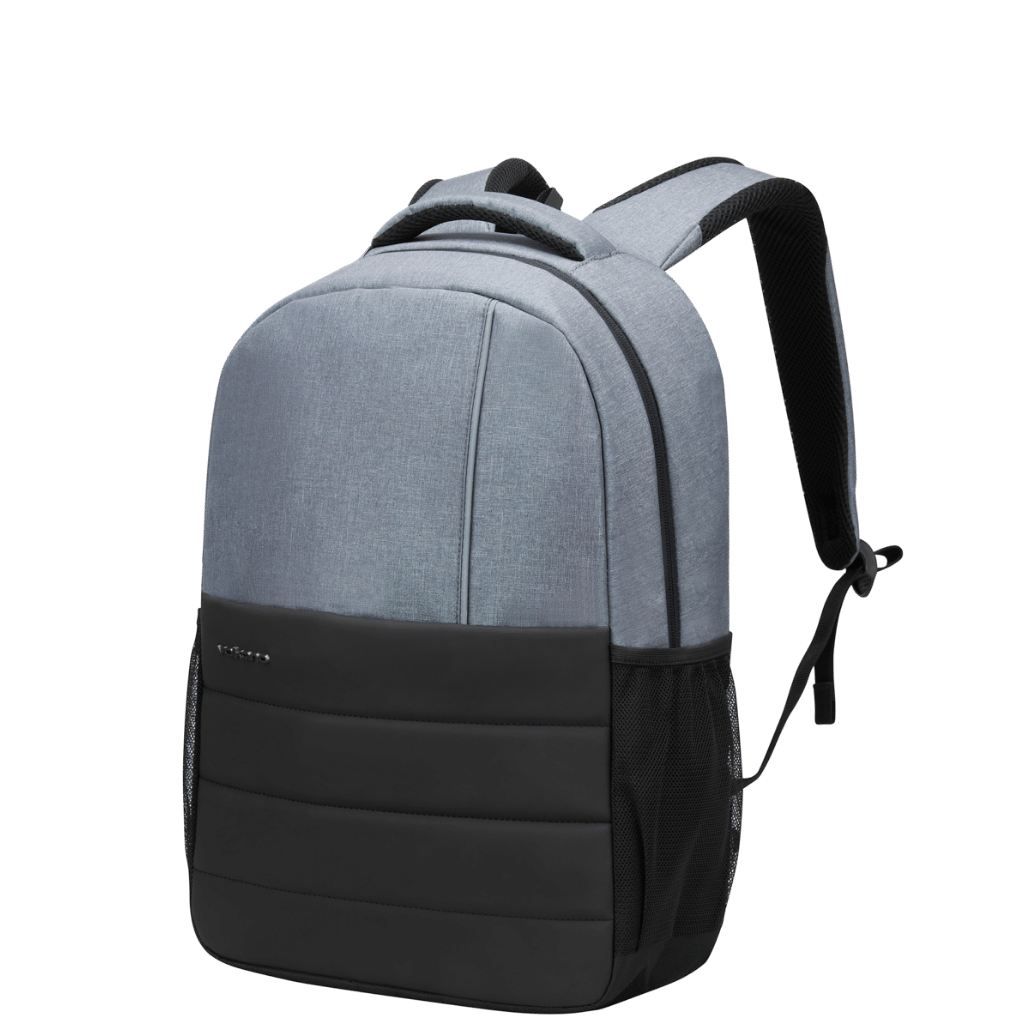 Volkano Slater 9176 Laptop Backpack Grey front3qrtr primary png