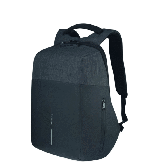 Volkano Smart Deux Laptop Backpack charcoal front3qrtr png