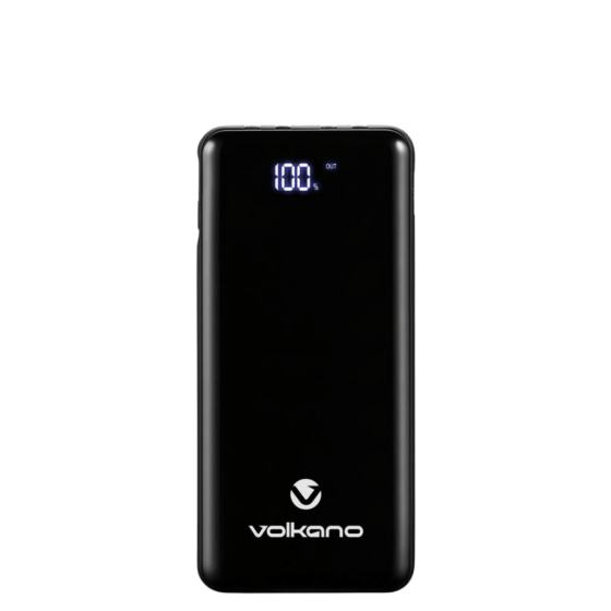 Volkano Spawn 2 1000mAh powerbank Black front transparent