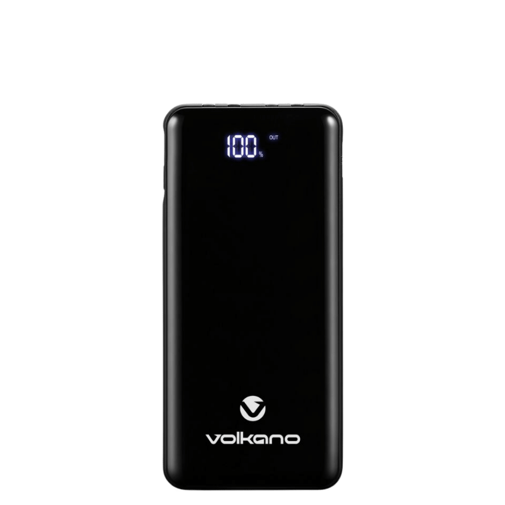 Volkano Spawn 2 1000mAh powerbank Black front transparent