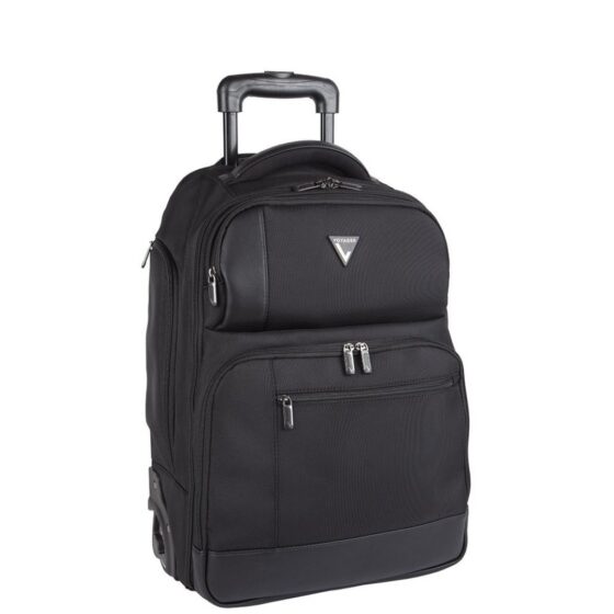 Voyager Laptop Trolley Backpack 40148 Black Front3qrtr