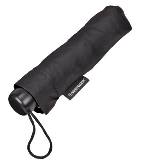 Wenger 604602 Umbrella Black closed jpg