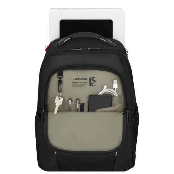 Wenger 653186Altair laptop Backpack Black organiser jpg