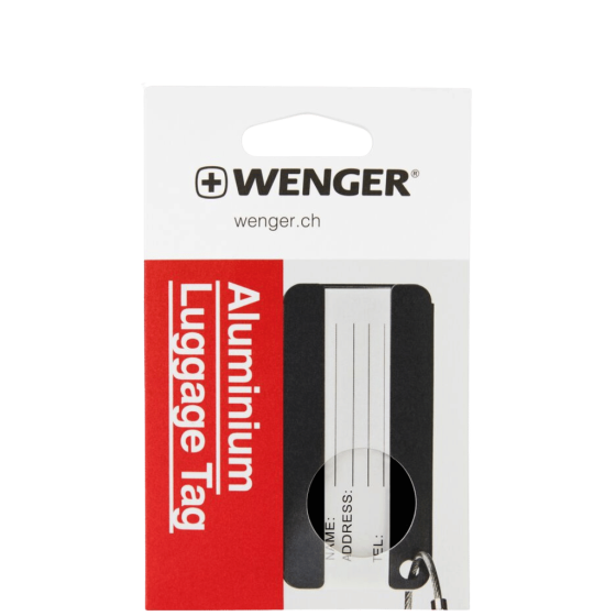 Wenger Aluminium tags package transparent