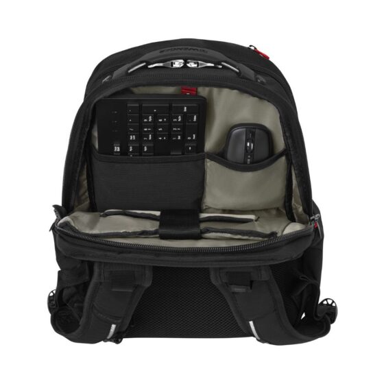 Wenger Cosmic 653187 15 inch laptop Backpack Black interior jpg