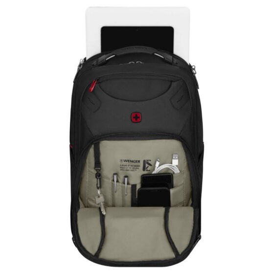 Wenger Cosmic 653187 15 inch laptop Backpack Black packed jpg