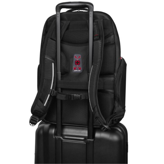 Wenger Icon Meteor Lamptop Backpack 653188 Black carry on jpg