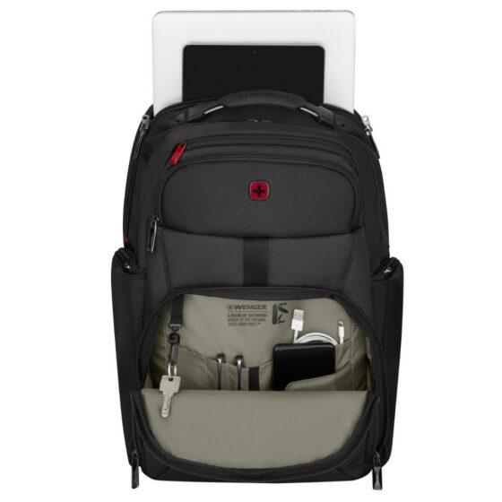 Wenger Icon Meteor Lamptop Backpack 653188 Black storage jpg