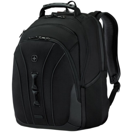 Wenger Legacy 653629 Black Series Backpack front3qrtr2 jpg