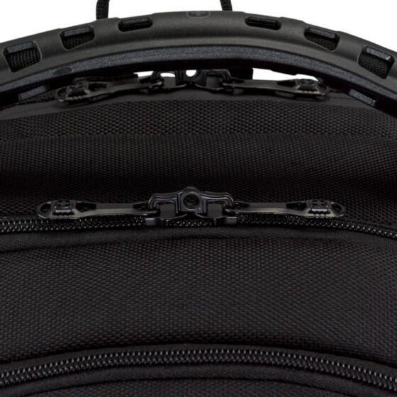 Wenger Legacy 653629 Black Series Backpack lockable zippers jpg
