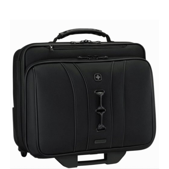 Wenger Legacy Rolling Business Case 653631 black front3qrtr Lprimary png
