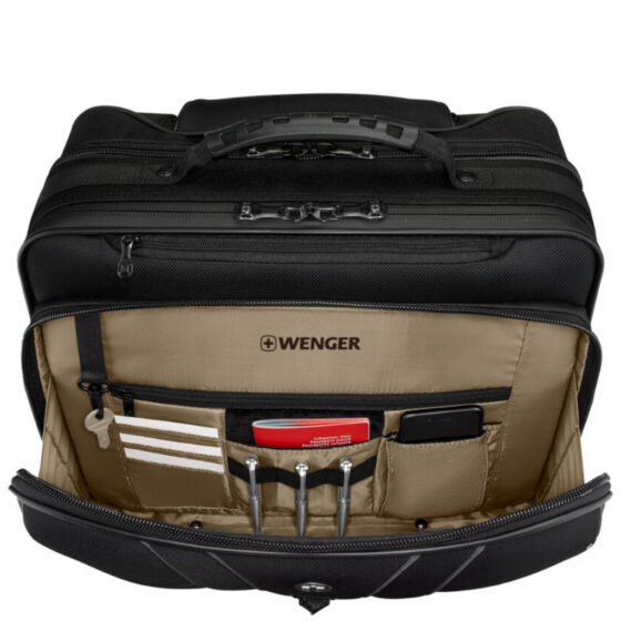 Wenger Legacy Rolling Business Case 653631 black organiser jpg