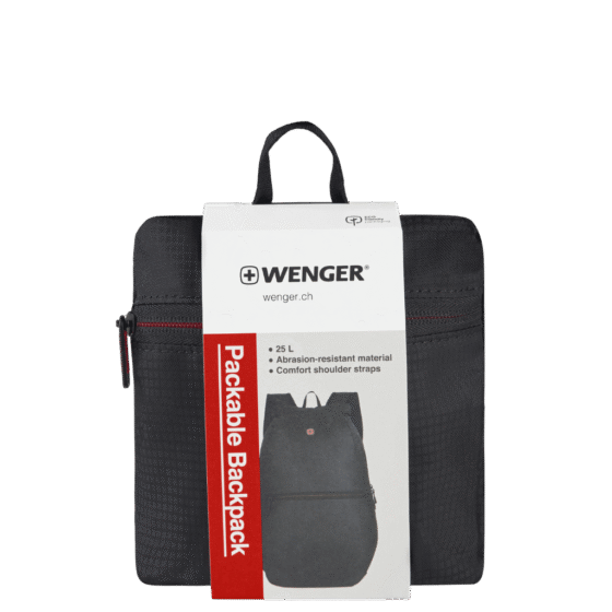 Wenger Packable Backpack 611882 black packaging png