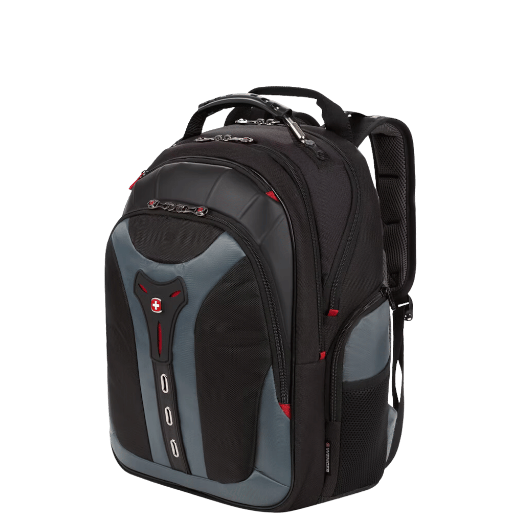 Wenger Pegasus 17 inch laptop backpack black 600639 front3qrtr png